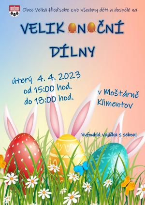 Velikonoční dílny ve Velké Hleďsebi